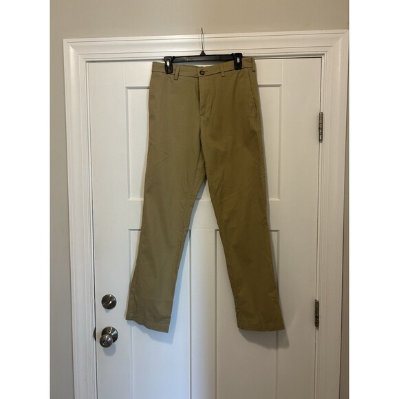 Men's Croft & Barrow Classic Fit Easy Care Flat Front Khaki Pants 30x32 Uniform - Picture 1 of 6